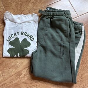 Boys short sleeve tshirts & jersey pants